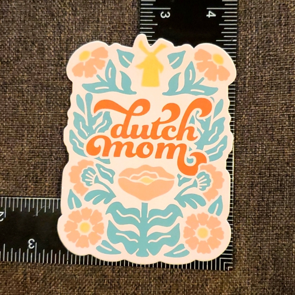 Dutch Mom Dutch Bros sticker stickers